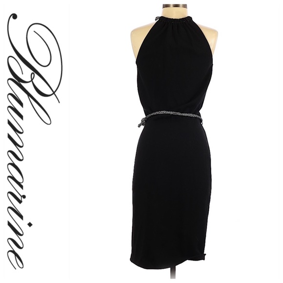 πSALEπ NWT Blumarine Rare Black Cocktail Dress - Picture 2 of 6